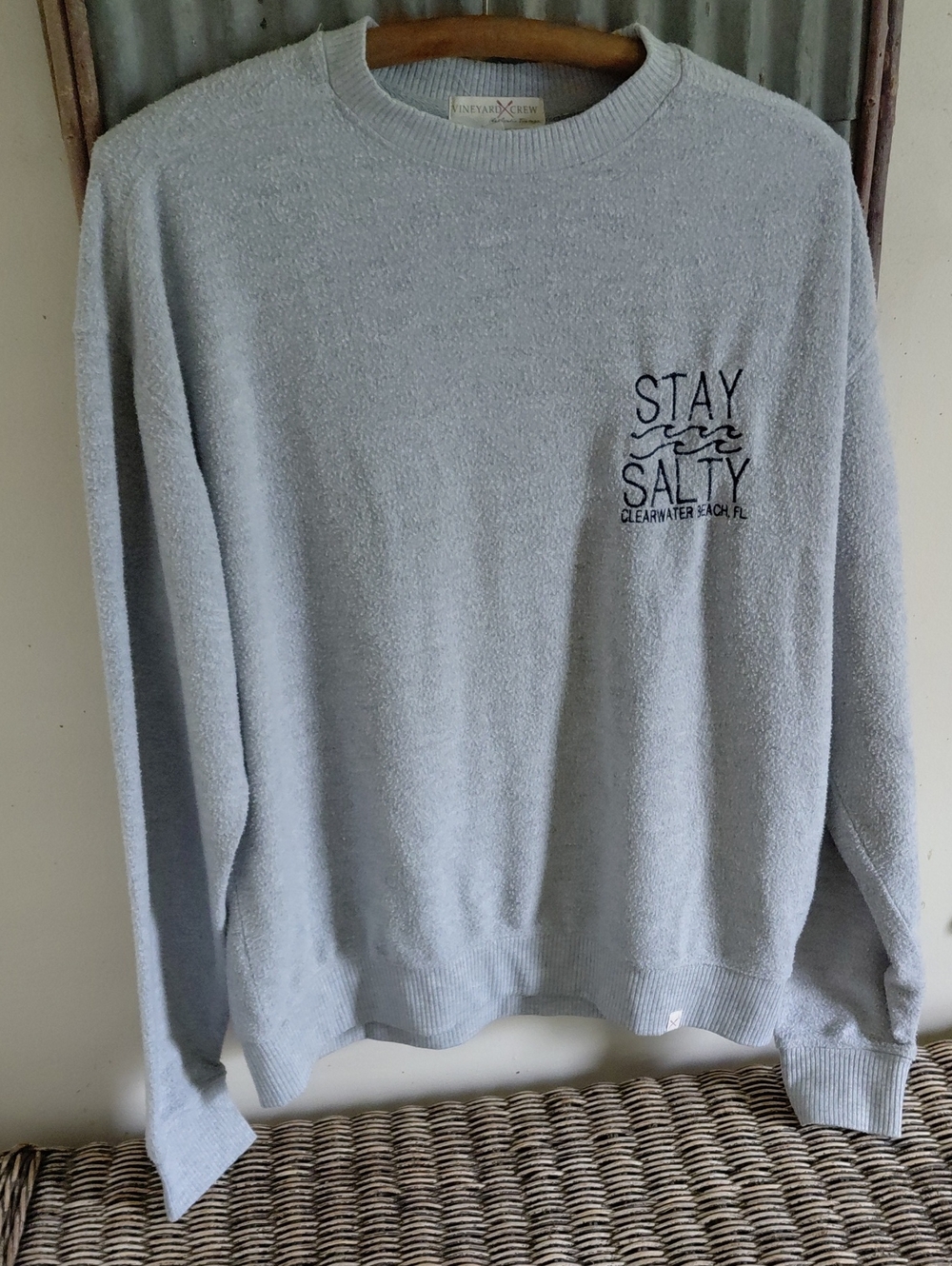 Vineyard Crew *Stay Salty* Crewneck